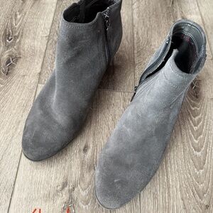 Blondo Gray Ankle Boots
